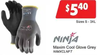 NINJA Maxim Cool Glove Grey