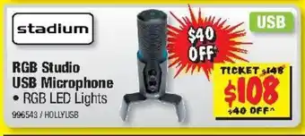 JB Hi-Fi RGB Studio USB Microphone offer