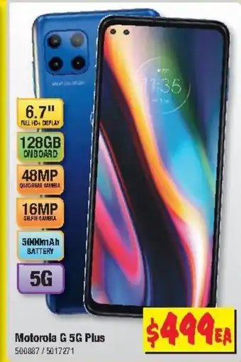 JB Hi-Fi Motorola G G5 Plus offer