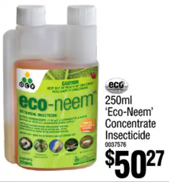 ‘Eco-Neem' Concentrate Insecticide