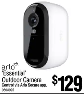 Bunnings arlo 'Essential' Outdoor Camera offer