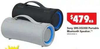 Harvey Norman Sony SRS-XG300 Portable Bluetooth Speaker offer