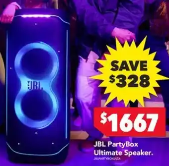 Harvey Norman JBL PartyBox Ultimate Speaker. offer