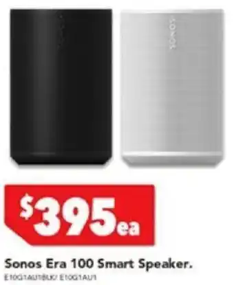 Harvey Norman Sonos Era 100 Smart Speaker offer