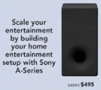 Harvey Norman Sony A-Series offer