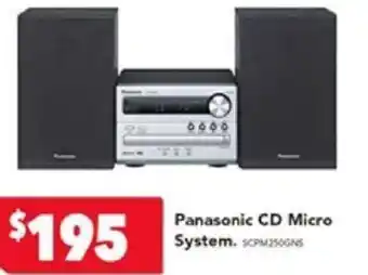 Harvey Norman Panasonic CD Micro System offer