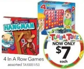 Cheap as Chips 4 In A Row Games assorted offer