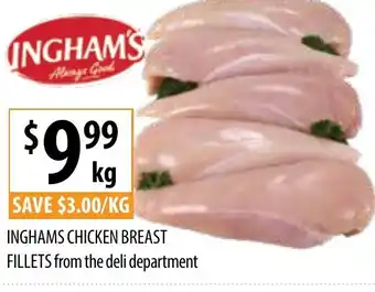 Supabarn INGHAMS CHICKEN BREAST FILLETS offer