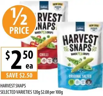 Supabarn HARVEST SNAPS 120g offer