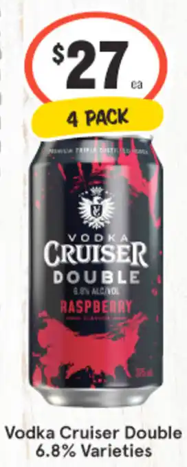 IGA Liquor Vodka Cruiser Double 6.8% Varieties offer