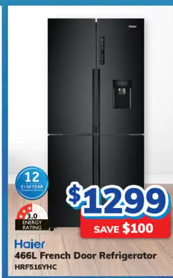 Bi-Rite Haier - 466L French Door Refrigerator offer