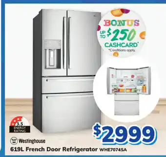 Bi-Rite Westinghouse - 619L French Door Refrigerator offer