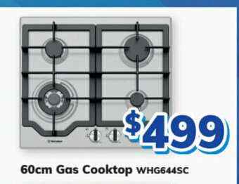 Bi-Rite Westinghouse - 60cm Gas Cooktop offer