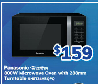 Bi-Rite Panasonic - 800W Microwave Oven with 288mm Turntable offer