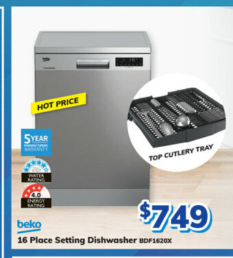 Bi-Rite Beko - 16 Place Setting Dishwasher offer