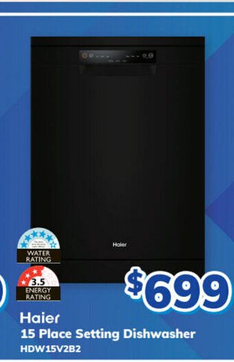 Haier - 15 Place Setting Dishwasher