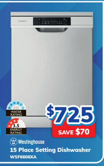 Bi-Rite Westinghouse - 15 Place Setting Dishwasher offer