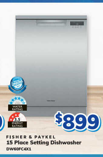 Bi-Rite Fisher & Paykel - 15 Place Setting Dishwasher offer