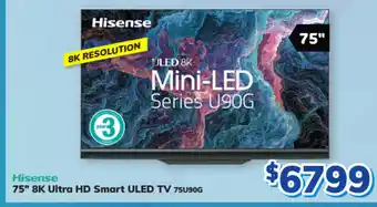 Bi-Rite Hisense - 75" 8k Ultra Smart ULED TV offer