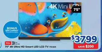 Bi-Rite TCL - 75" 4K Ultra Smart LED LCD TV offer