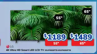 Bi-Rite LG - 4K Ultra HD Smart LED LCD TV 55" offer