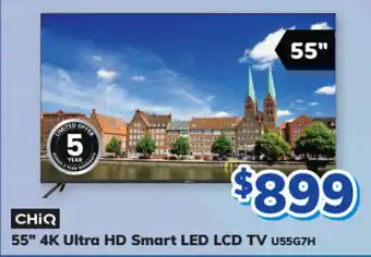 Bi-Rite ChiQ - 55" 4k Ultra Smart LED LCD TV offer
