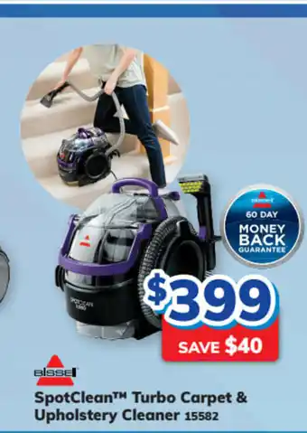 Bi-Rite Bissell - SporClean™ Turbo Carpet & Upholstery Cleaner offer