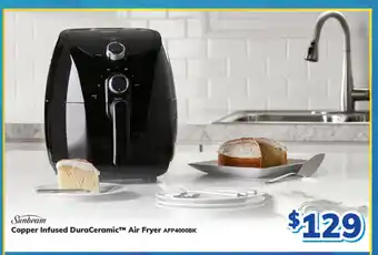 Bi-Rite Sunbeam - Copper Infused DuraCeramic™ Air Fryer offer