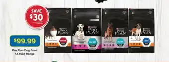 PetO Pro Plan Dog Food 12-15kg Range offer
