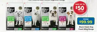 PetO Black Hawk Dog Food 20kg Range offer