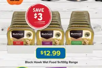 Black Hawk Wet Food 9 x 100g Range