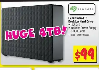 JB Hi-Fi Expansion 4TB Desktop Hard Drive offer