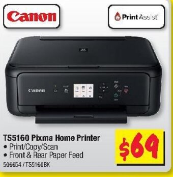 JB Hi-Fi Canon TS5160 Pixma Home Printer offer