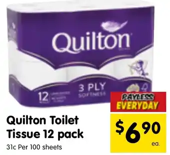 Spar Quilton Toilet Tissue 12 pack offer