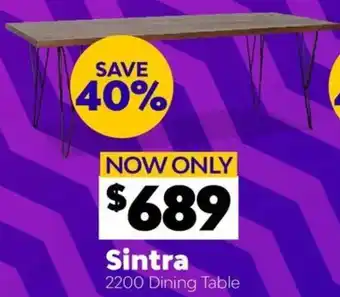 ComfortStyle Furniture & Bedding Sintra 2200 Dining Table offer