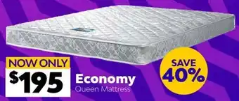 ComfortStyle Furniture & Bedding Economy Queen Mattress offer