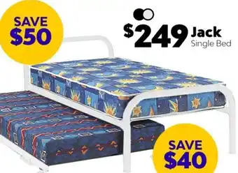 ComfortStyle Furniture & Bedding Jack Single Bed offer