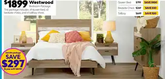 ComfortStyle Furniture & Bedding Westwood Bedroom Package offer