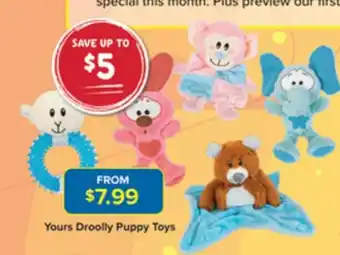 Yours Droolly Puppy Toys