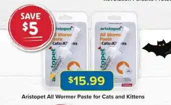 PetO Aristopet All Wormer Paste for Cats and Kittens offer