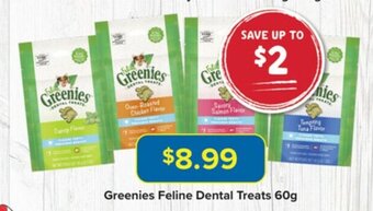Greenies Feline Dental Treats 60g