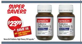 Nutra-Life ProBiotica High Potency 30 Capsules