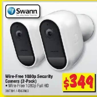 JB Hi-Fi Swann Wire-Free 1080 Security Camera offer
