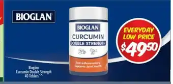 Bioglan Curcumin Double Strength 40 Tablets