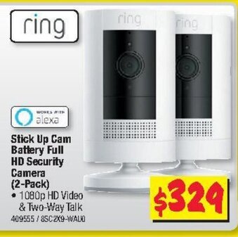 JB Hi-Fi Stick Up Cam Battery Full HD Security Camera offer