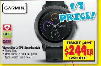 JB Hi-Fi Vivoactive 3 GPS Smartwatch offer
