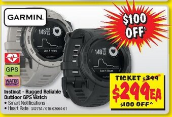 JB Hi-Fi Instinct - Rugged Reliable Outdoor GPS Watch offer