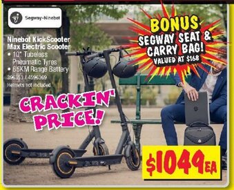 JB Hi-Fi Ninebot KickScooter Max Electric Scooter offer