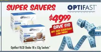 Chemist Outlet Optifast VLCD Shake 18 x 53g Sachets offer