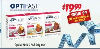 Chemist Outlet Optifast VLCD 6 Pack 70g Bars offer